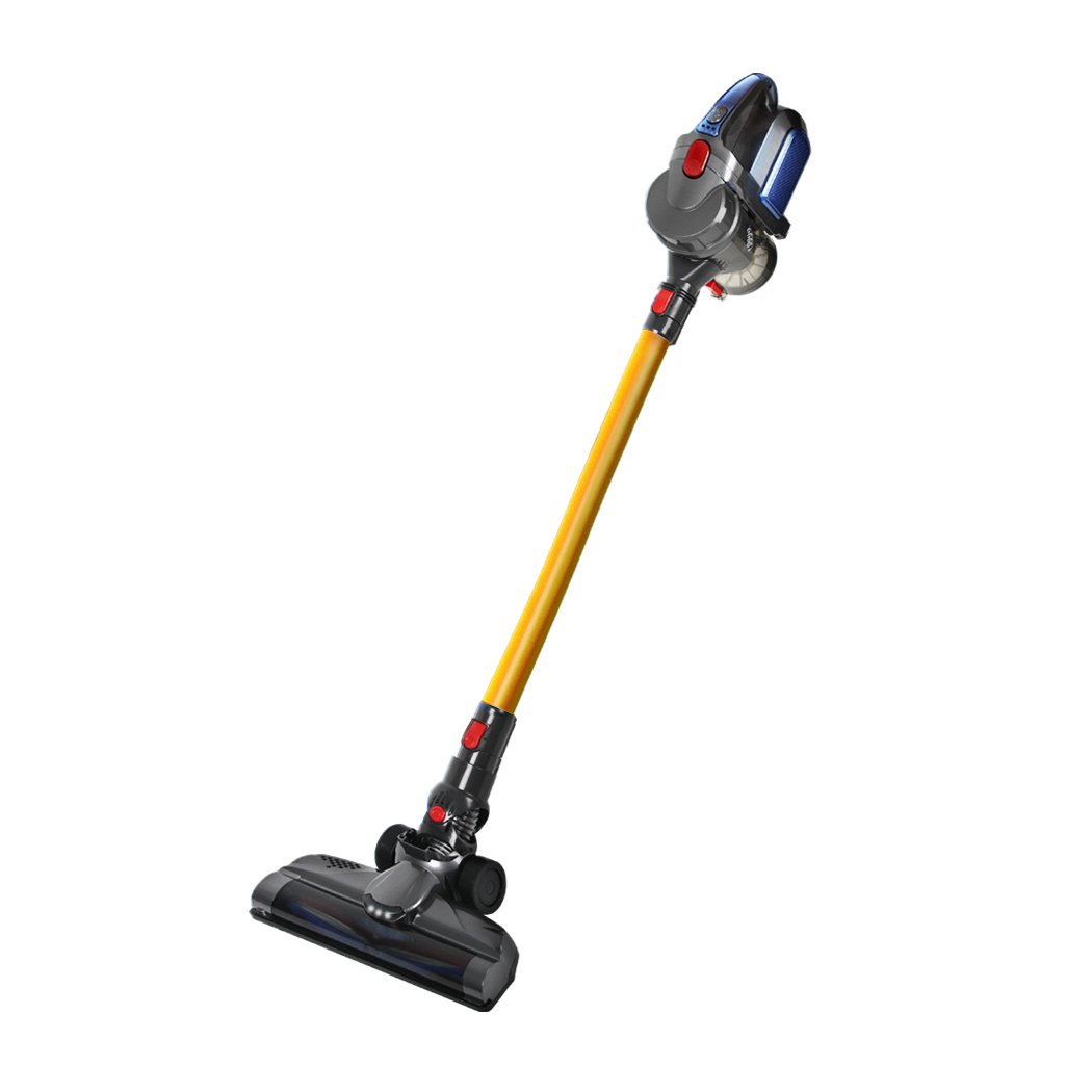 home appliances Spector 150W Handheld Vacuum Cleaner Cordless Stick Vac Bagless LED Rechargable Gold
