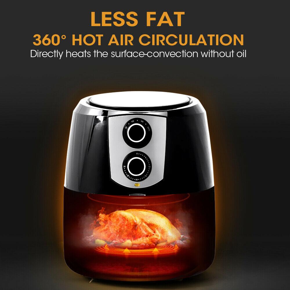 kitchen supplies Spector 1800W 7L Air Fryer Healthy Cooker Low Fat Oil Free Kitchen Oven in Black