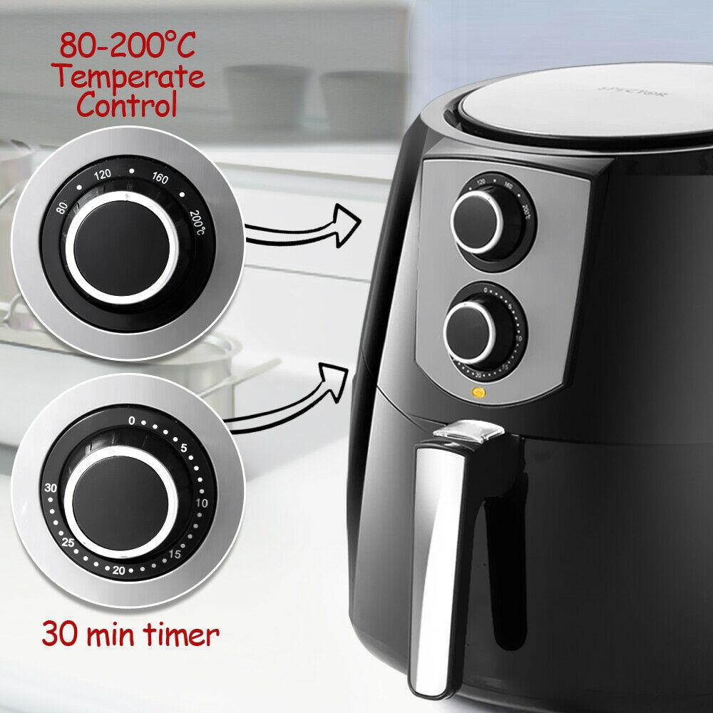 kitchen supplies Spector 1800W 7L Air Fryer Healthy Cooker Low Fat Oil Free Kitchen Oven in Black
