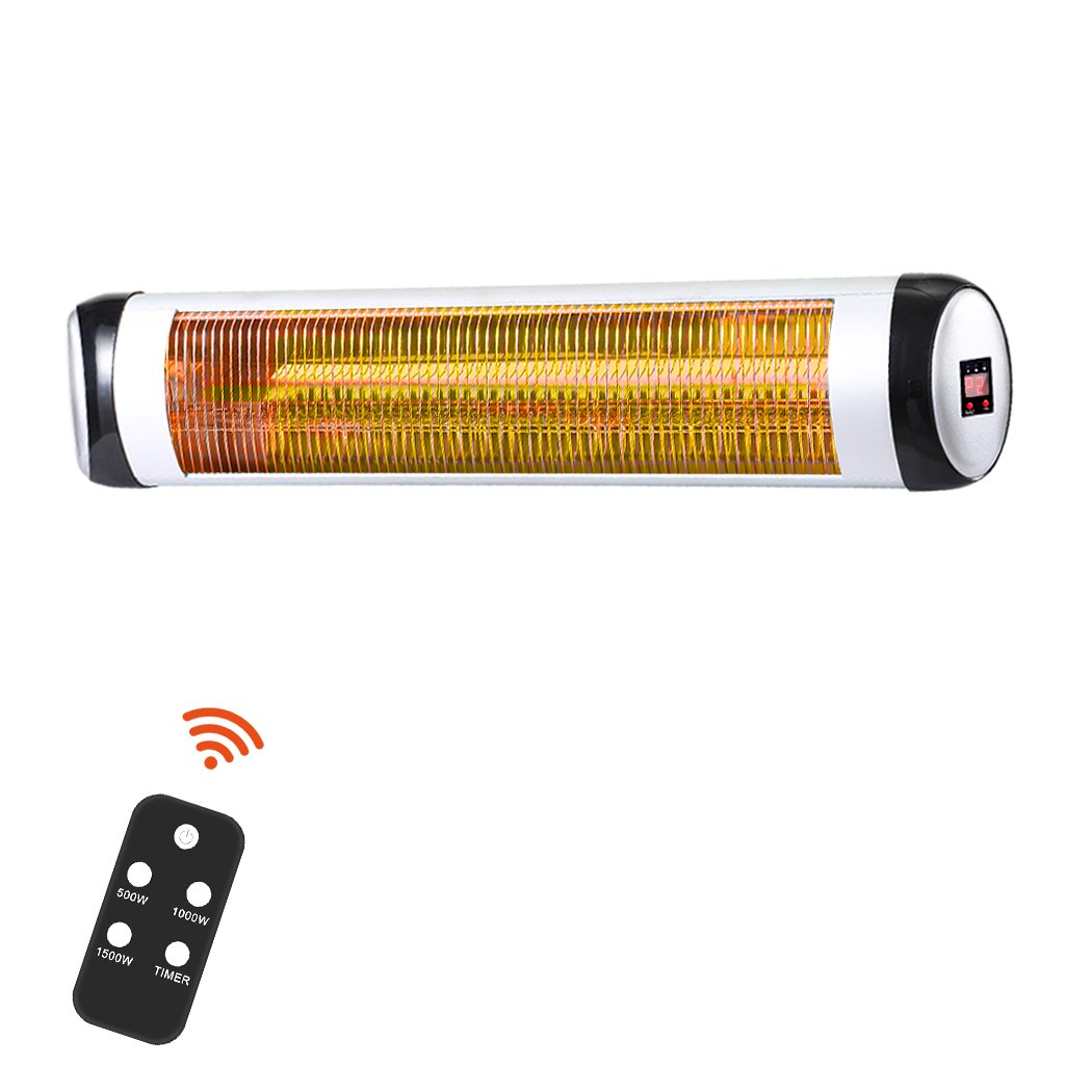 home appliances Spector 2500W Electric Infrared Patio Heater Radiant Strip Indoor Remote