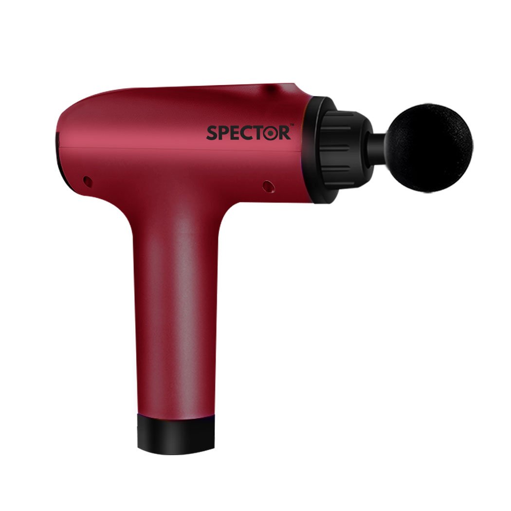 health fitness&sport Spector Massage Gun Deep Tissue Percussion Massage- Red