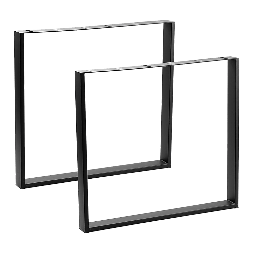 Square Shaped Table Bench Desk Legs Retro Industrial Design Fully Welded