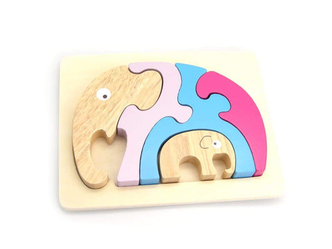 Stacking Jigsaw-Elephant&Baby