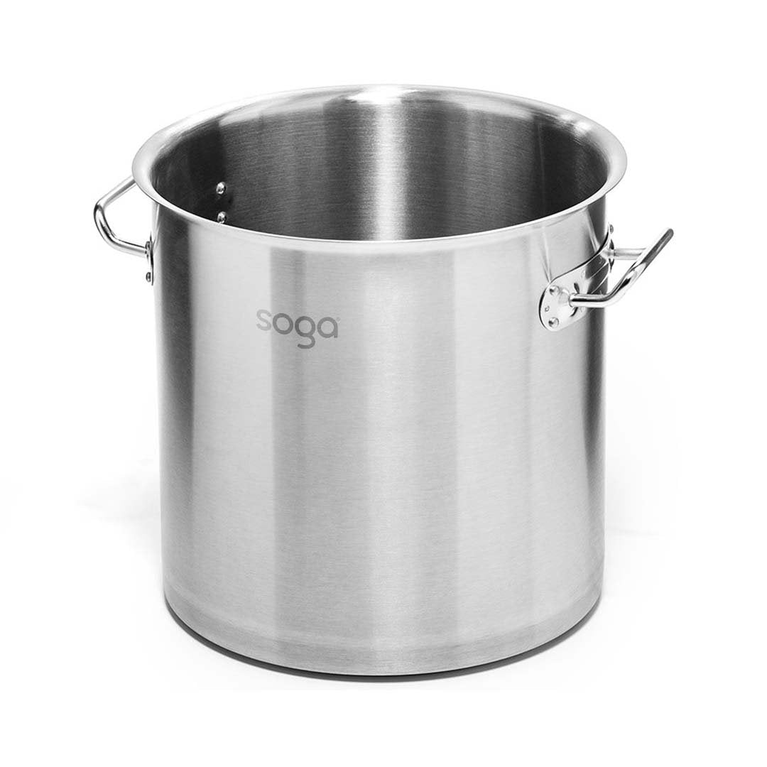 stock & multi pots Stock Pot 25L Top Grade Thick Stainless Steel Stockpot 18/10