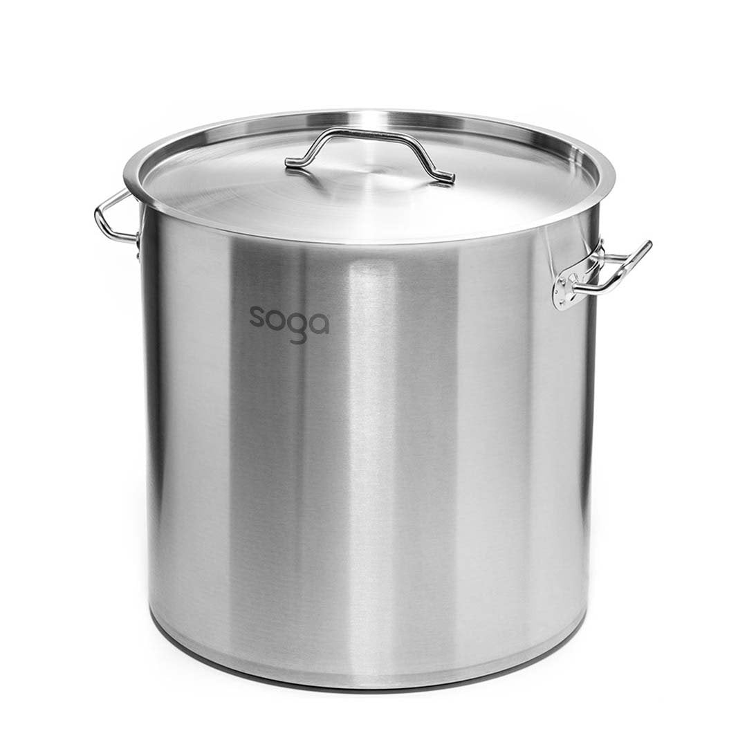 stock & multi pots Stock Pot 25L Top Grade Thick Stainless Steel Stockpot 18/10