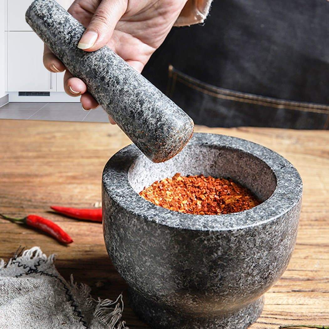 kitchen supplies Stone Food Preparation Granite Spice Herb Grinder