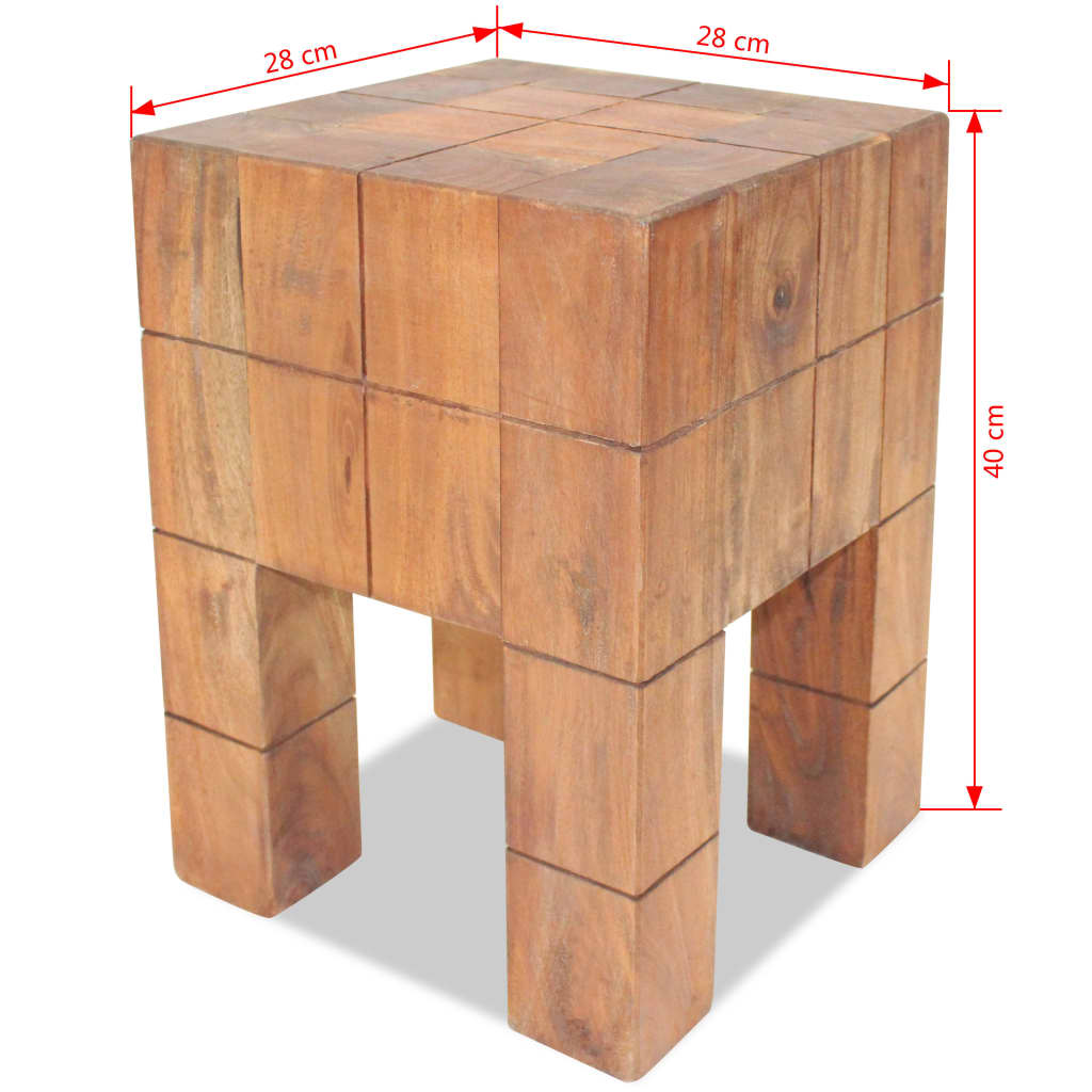 Stool Solid Reclaimed Wood