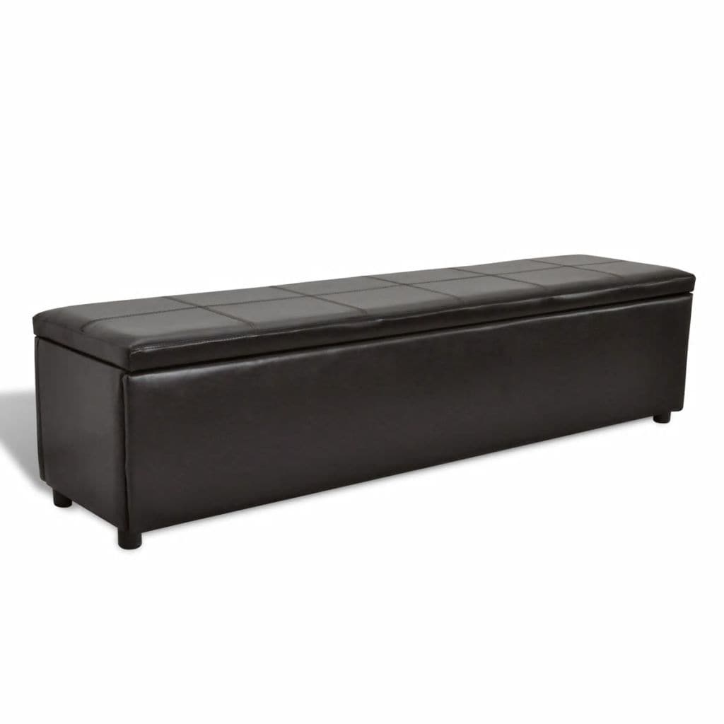 vidaxl40- Storage Bench Brown Large Size