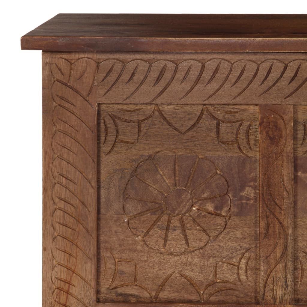 Storage Box 120x30x40 cm Solid Mango Wood