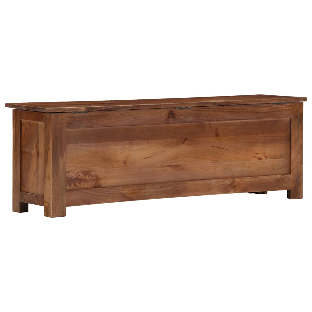 Storage Box 120x30x40 cm Solid Mango Wood