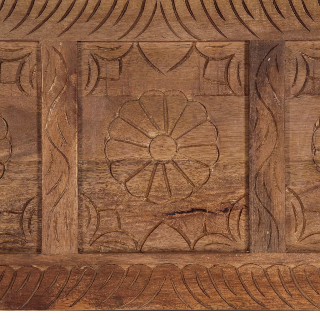 Storage Box 120x30x40 cm Solid Mango Wood