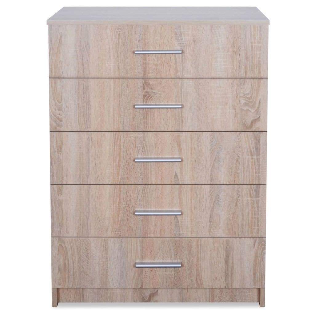 Storage Cabinet Chipboard 71x35x108 cm Oak