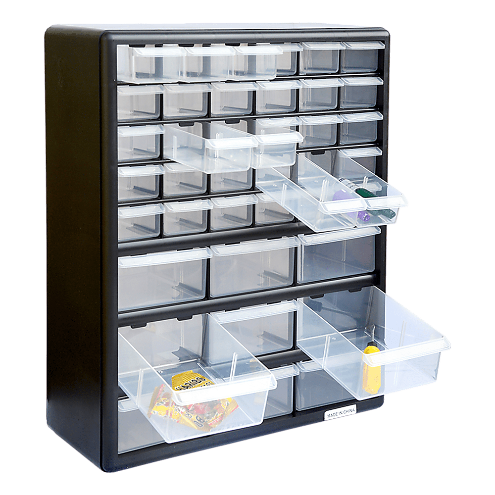 Storage Cabinet Drawers 39 Plastic Tool Box Containers Organiser Cupboard