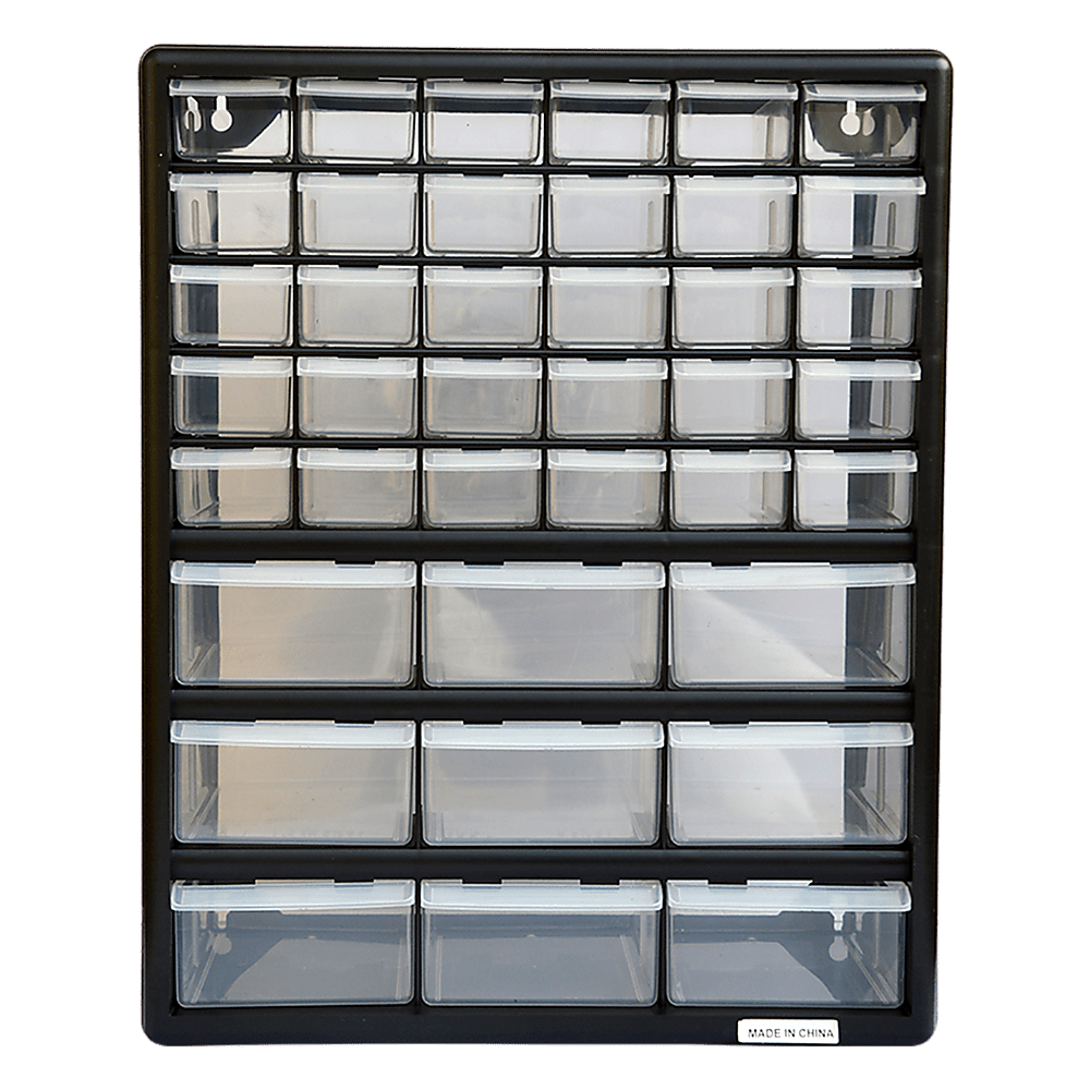 Storage Cabinet Drawers 39 Plastic Tool Box Containers Organiser Cupboard