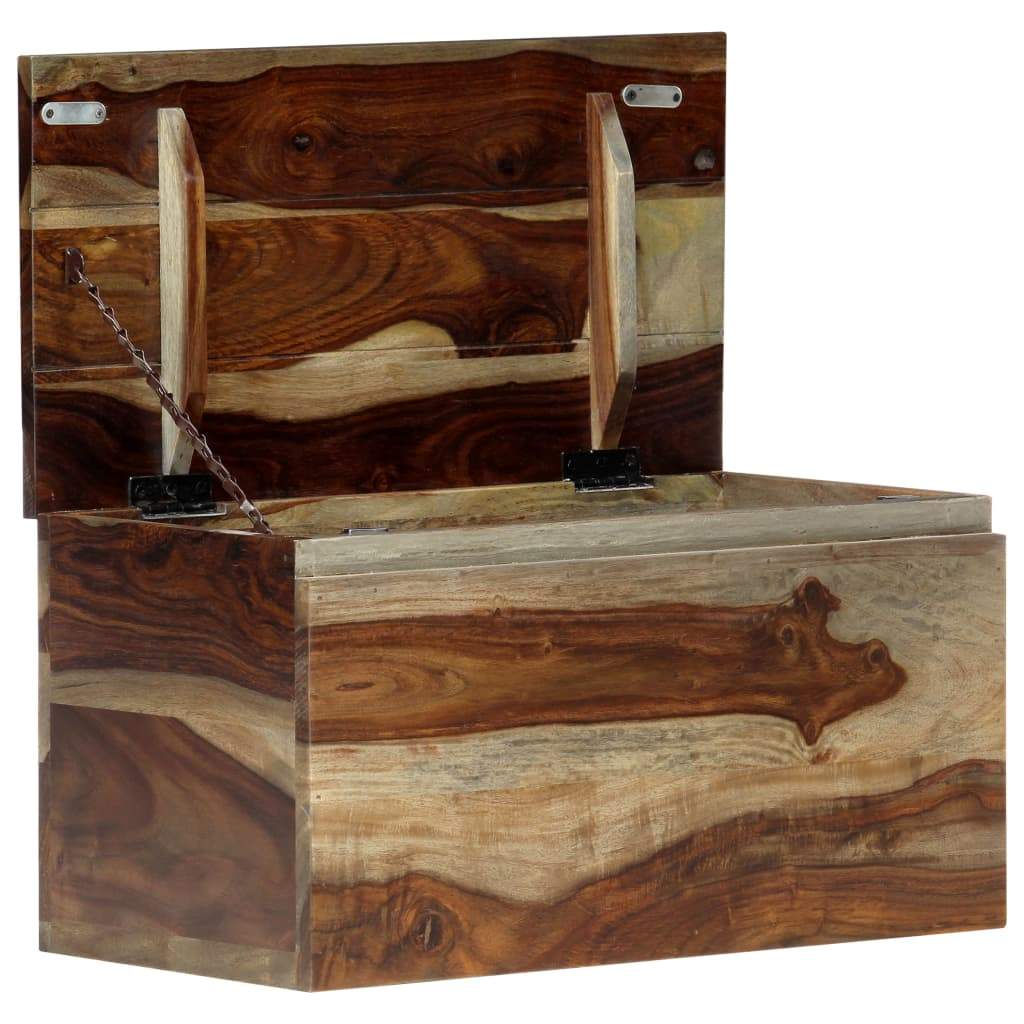 Storage Chest 57x30x30 cm Solid Sheesham Wood