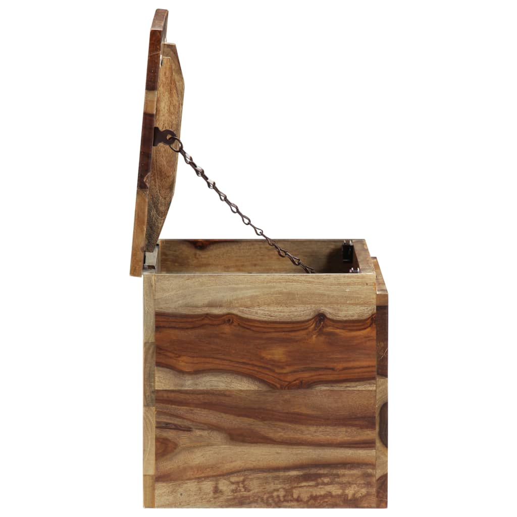 Storage Chest 57x30x30 cm Solid Sheesham Wood
