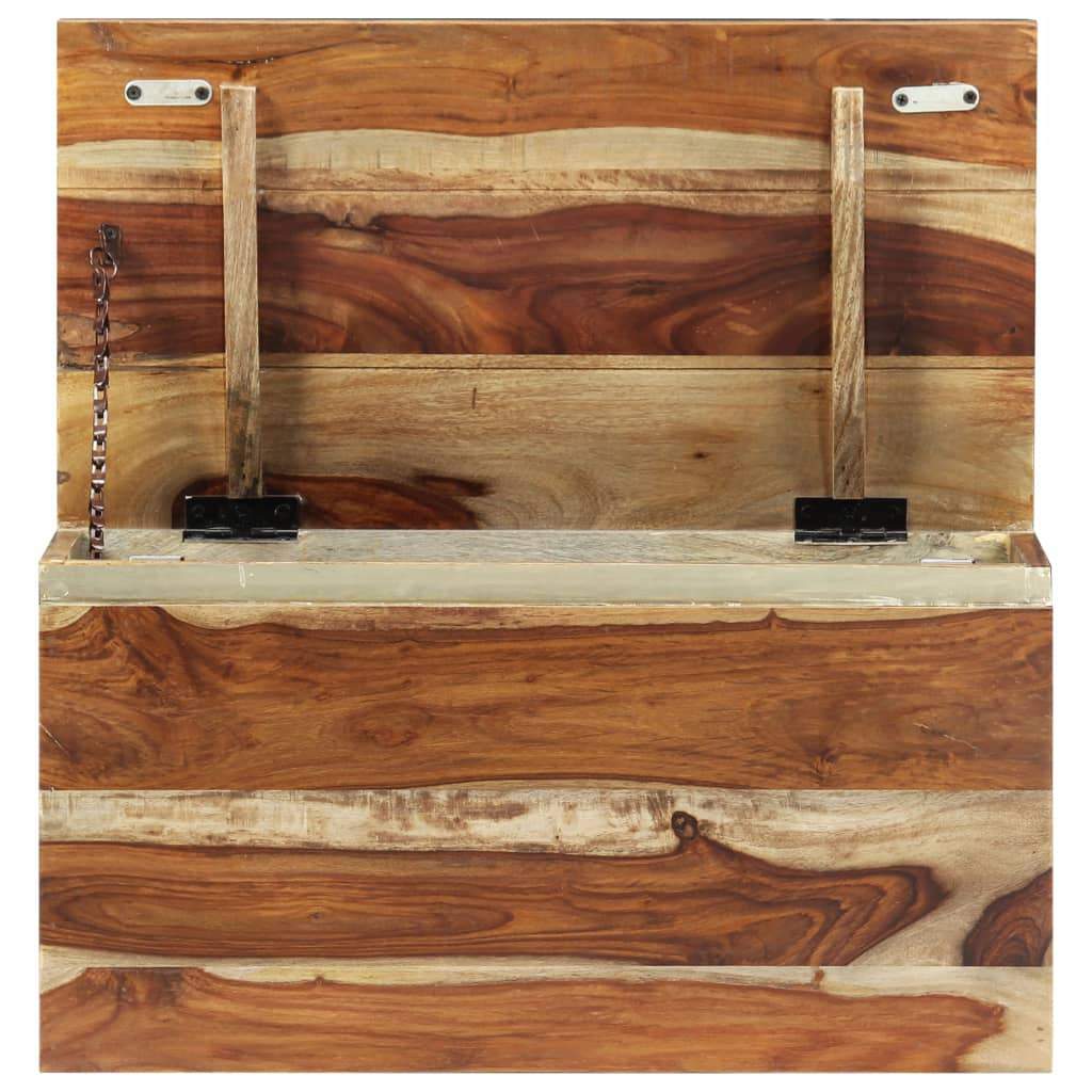 Storage Chest 57x30x30 cm Solid Sheesham Wood
