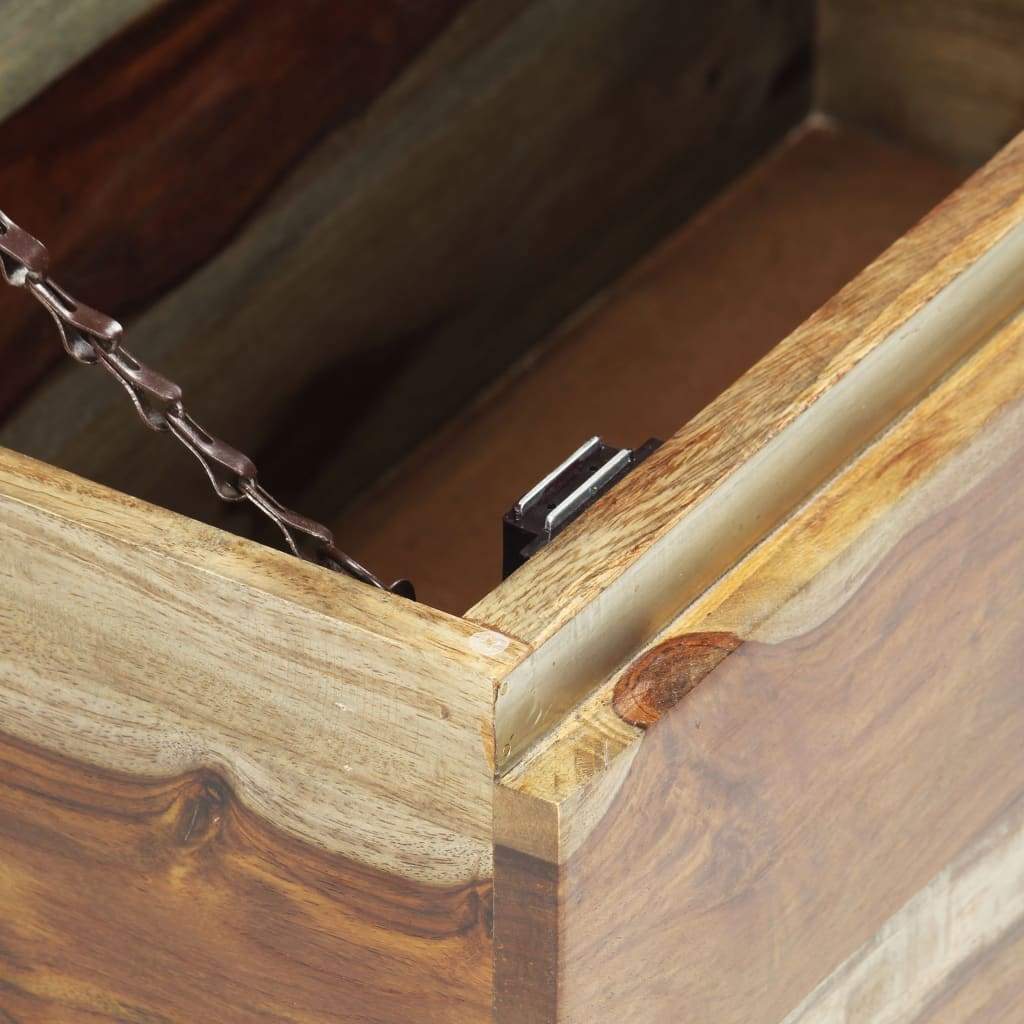 Storage Chest 57x30x30 cm Solid Sheesham Wood