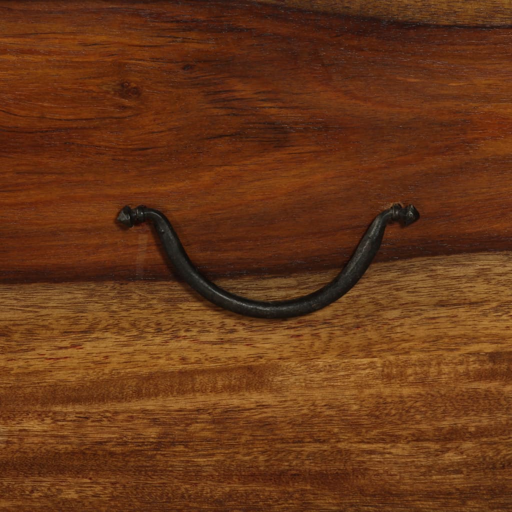 Storage Chest Solid Sheesham Wood 90x50x35 cm