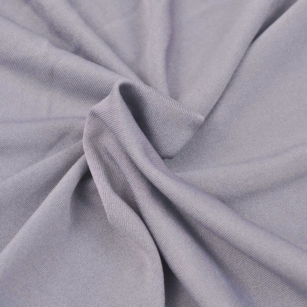 Stretch Couch Slipcover Grey Polyester Jersey