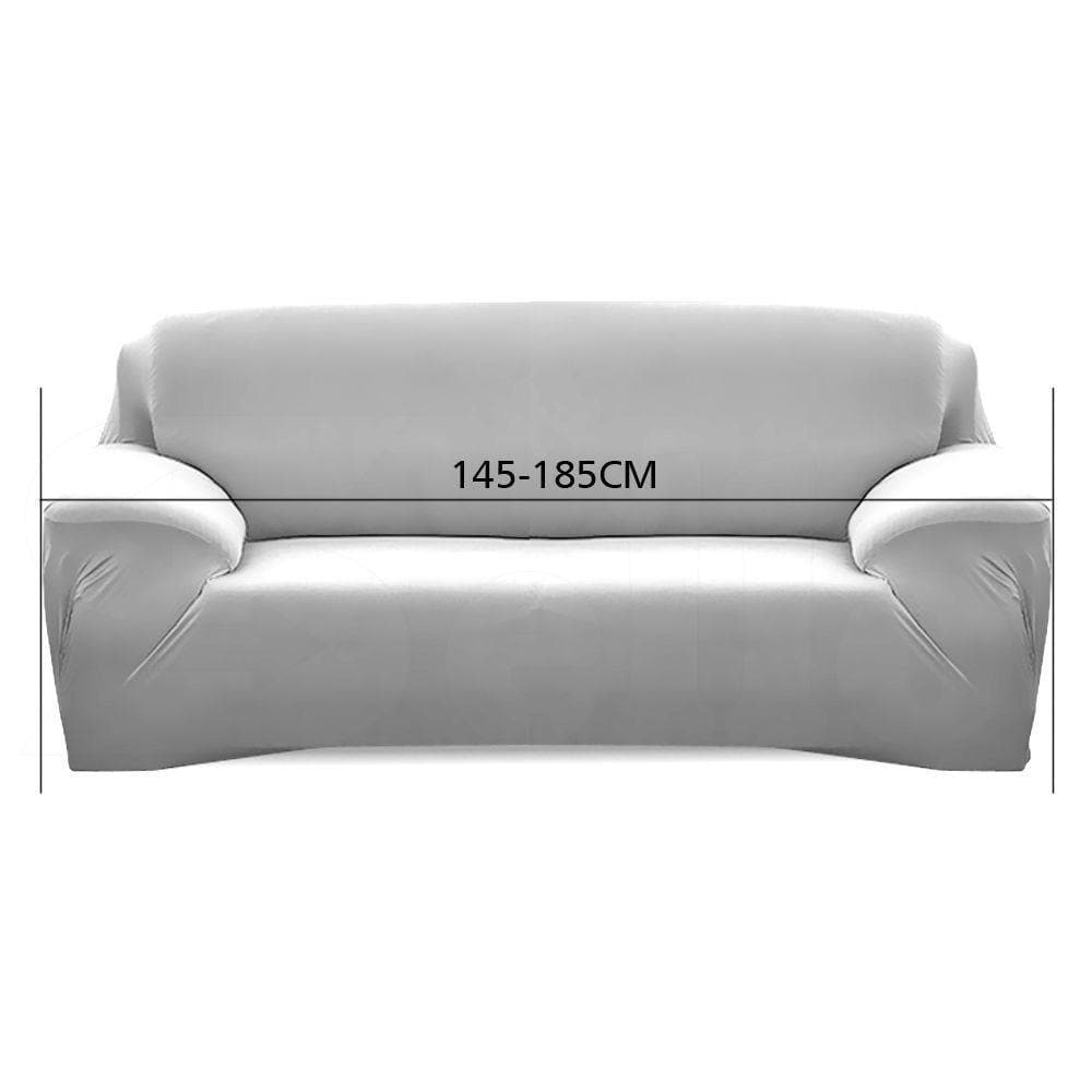 living room Stretch Sofa Slipcovers Protector 2 Seater Taupe