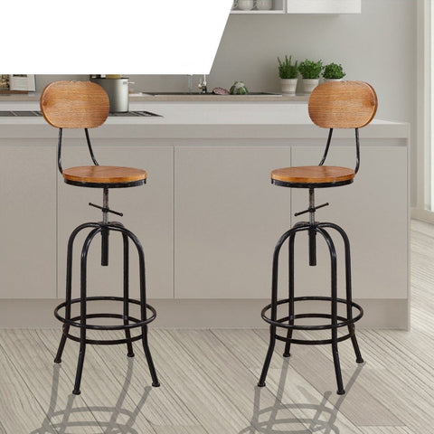 sturdy and well-constructed kitchen Swivel Vintage Barstools