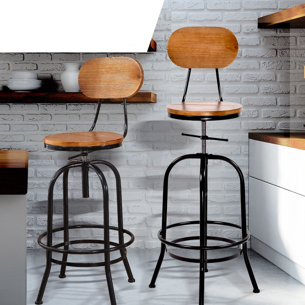 Dining Room sturdy and well-constructed kitchen Swivel Vintage Barstools