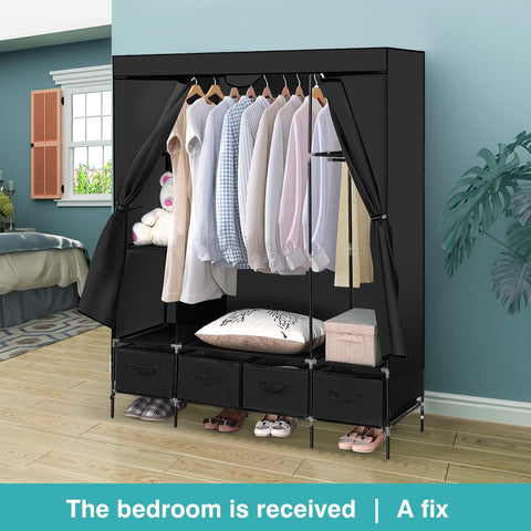 Bedroom Stylish and elegant 4 Drawers portable wardrobe