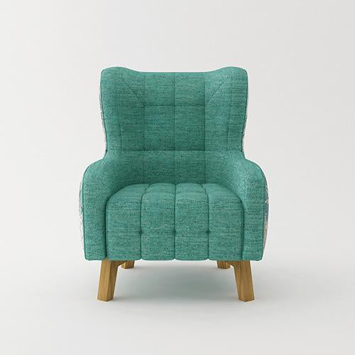 Sofas stylish Arm Chair Printing on Back