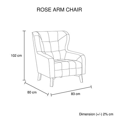 Sofas stylish Arm Chair Printing on Back