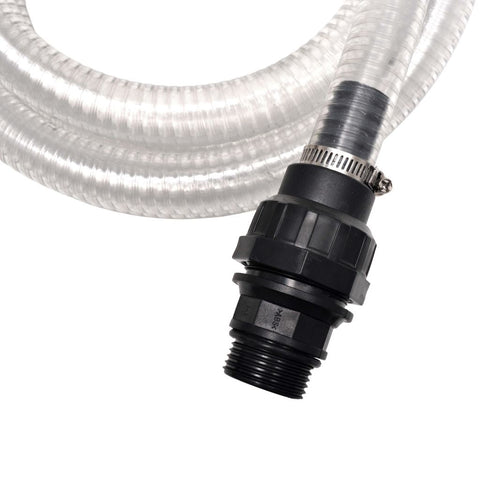 Suction Hose with Connectors 4 m 22 mm White