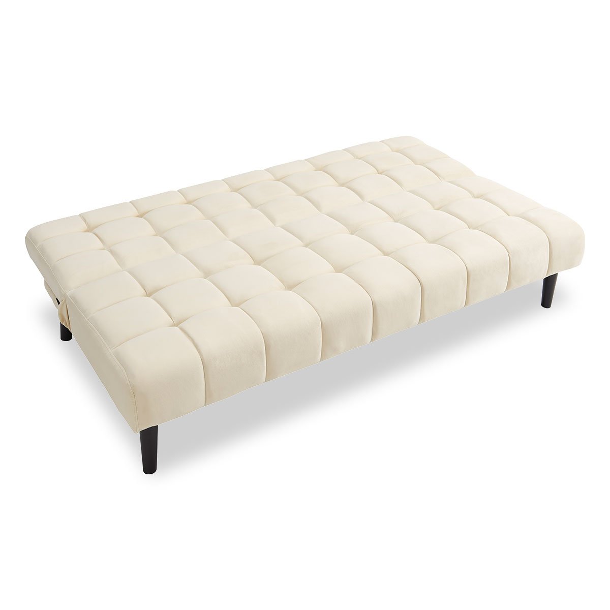 indoor furniture Suede Fabric Sofa Bed Furniture Lounge Seat Beige