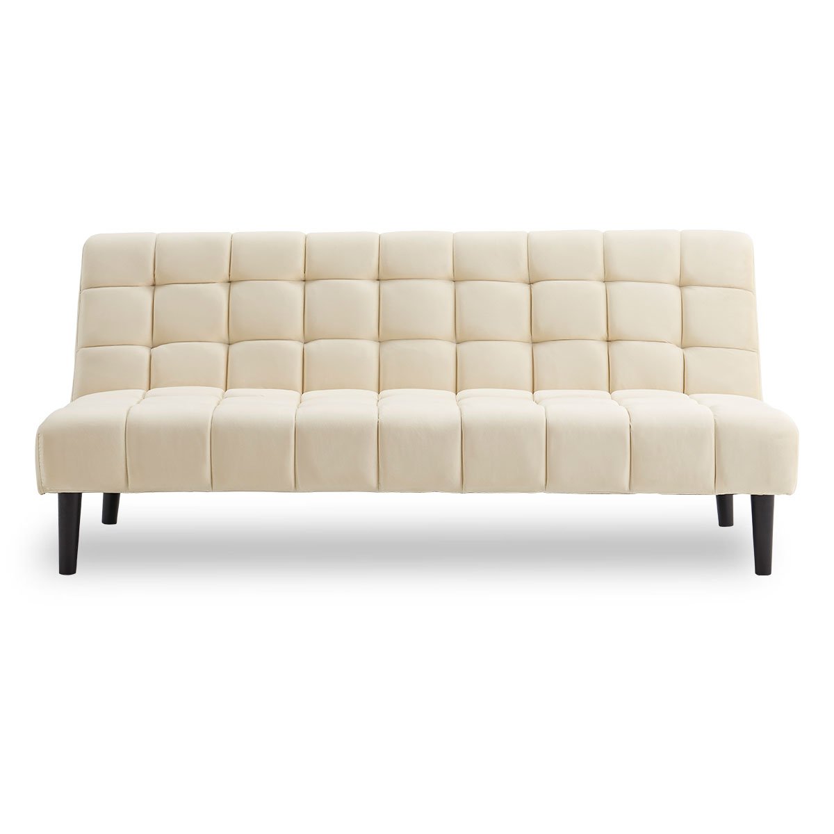 indoor furniture Suede Fabric Sofa Bed Furniture Lounge Seat Beige