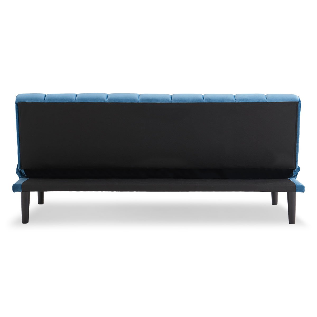 indoor furniture Suede Fabric Sofa Bed Furniture Lounge Seat Blue