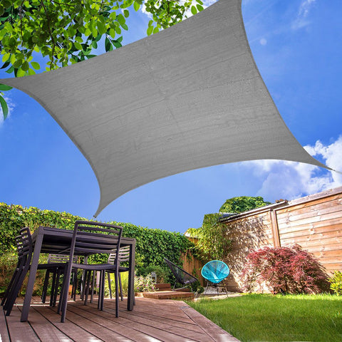 Sun Shad Sail Awning Shadecloth Garden Canopy Cover 5x5M