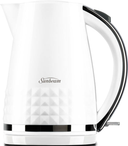 SUNBEAM DIAMOND COLLECTION KETTLE (WHITE)