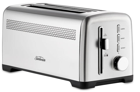 SUNBEAM FRESH START 4 SLICE LONG SLOT TOASTER