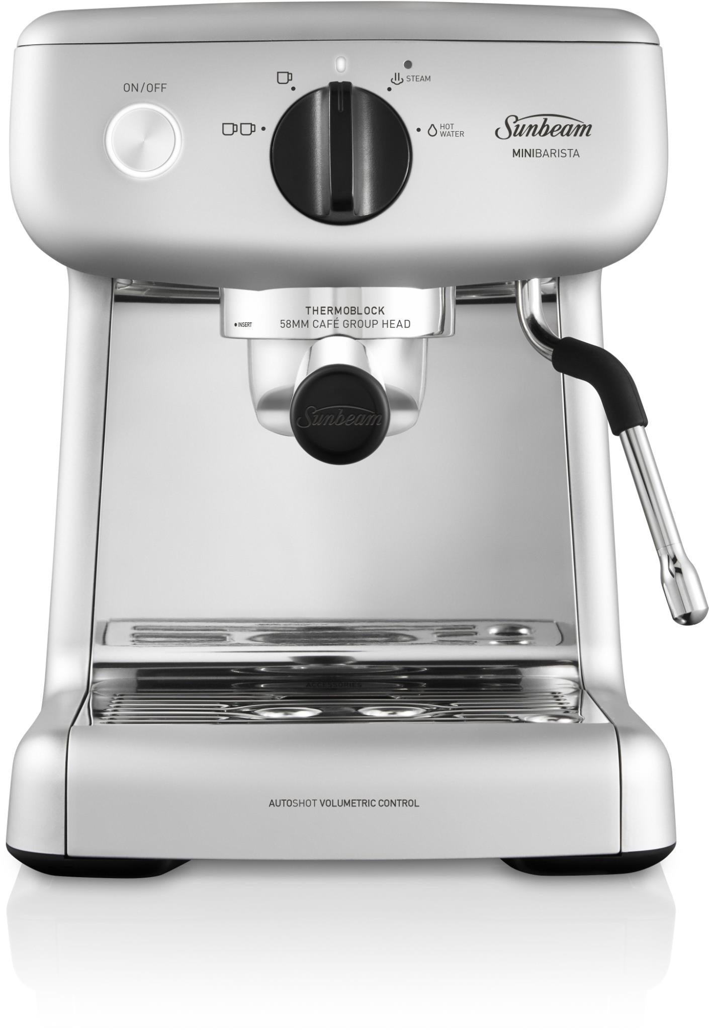 Sunbeam mini barista espresso machine (silver) Simple deals
