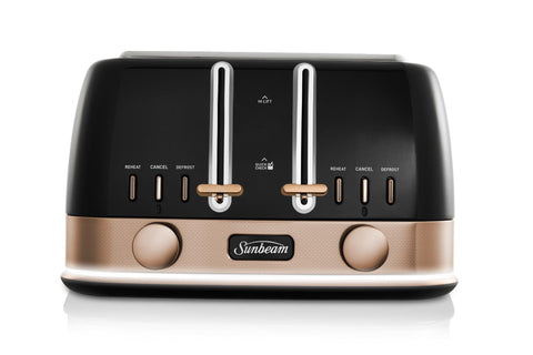 Sunbeam new york 4 slice toaster (black bronze)