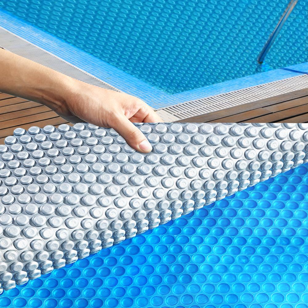 Outdoor Living Swimming Pool Cover 500 Micron Blanket Isothermal Bubble 7 Size