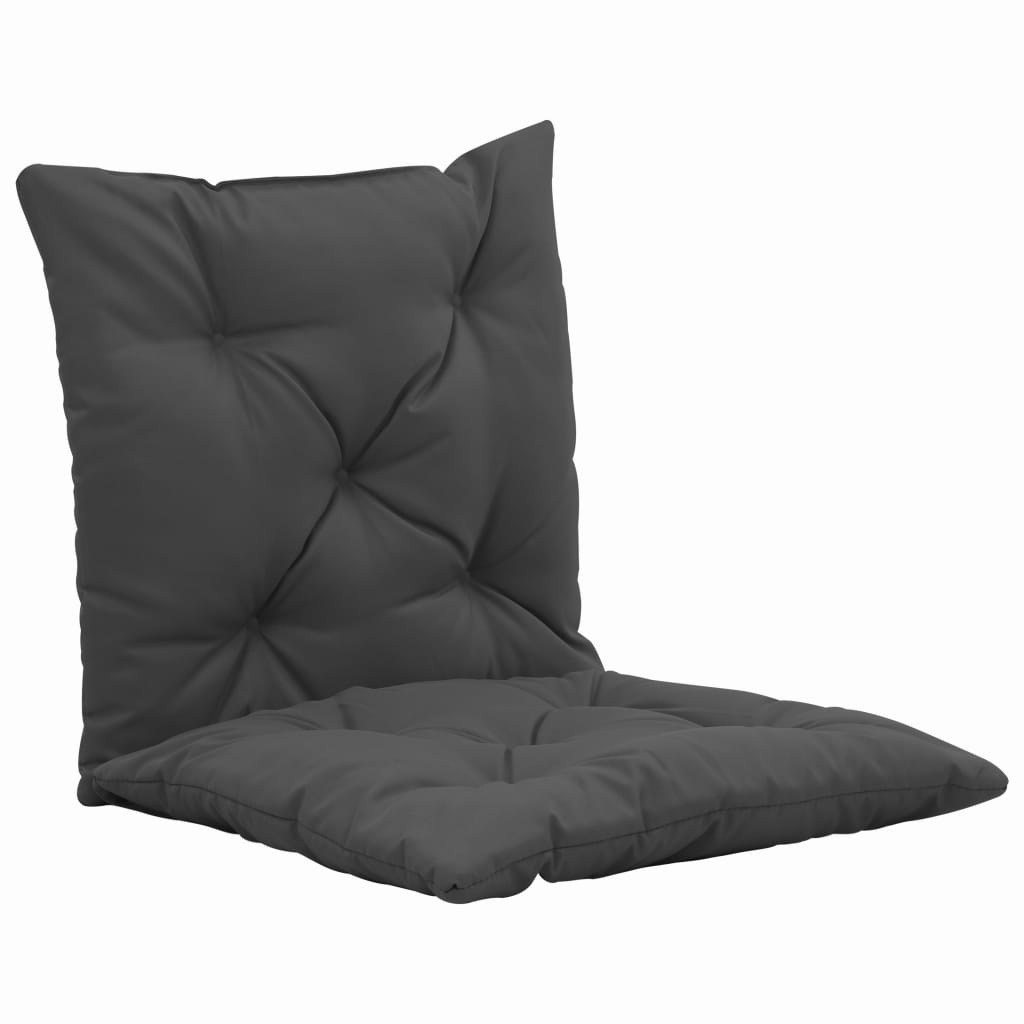 Swing Chair Cushions 2 pcs Anthracite 50 cm Fabric