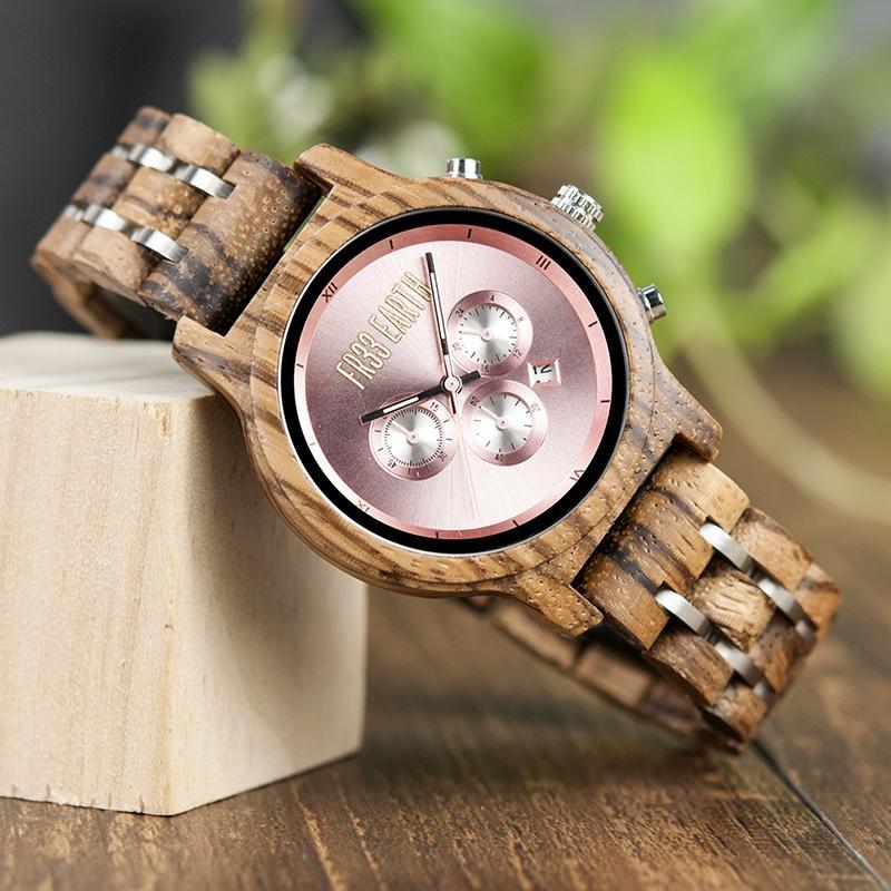 Synergy X Watch (Wood Band)