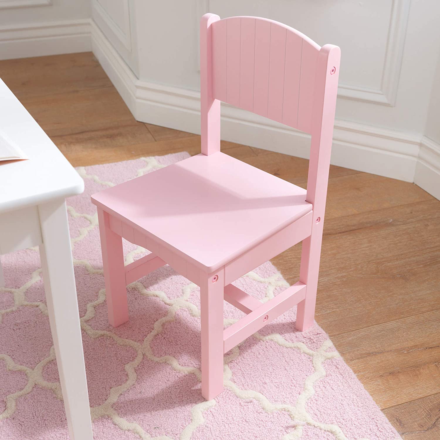 Table & 4 Pastel Chairs Set For Kids