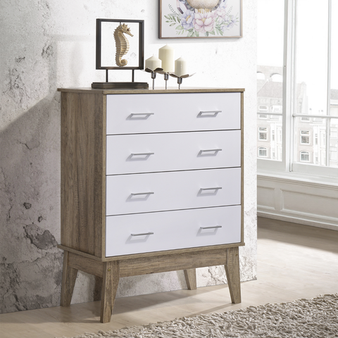 Furniture Tallboy Chest of Drawer Oak