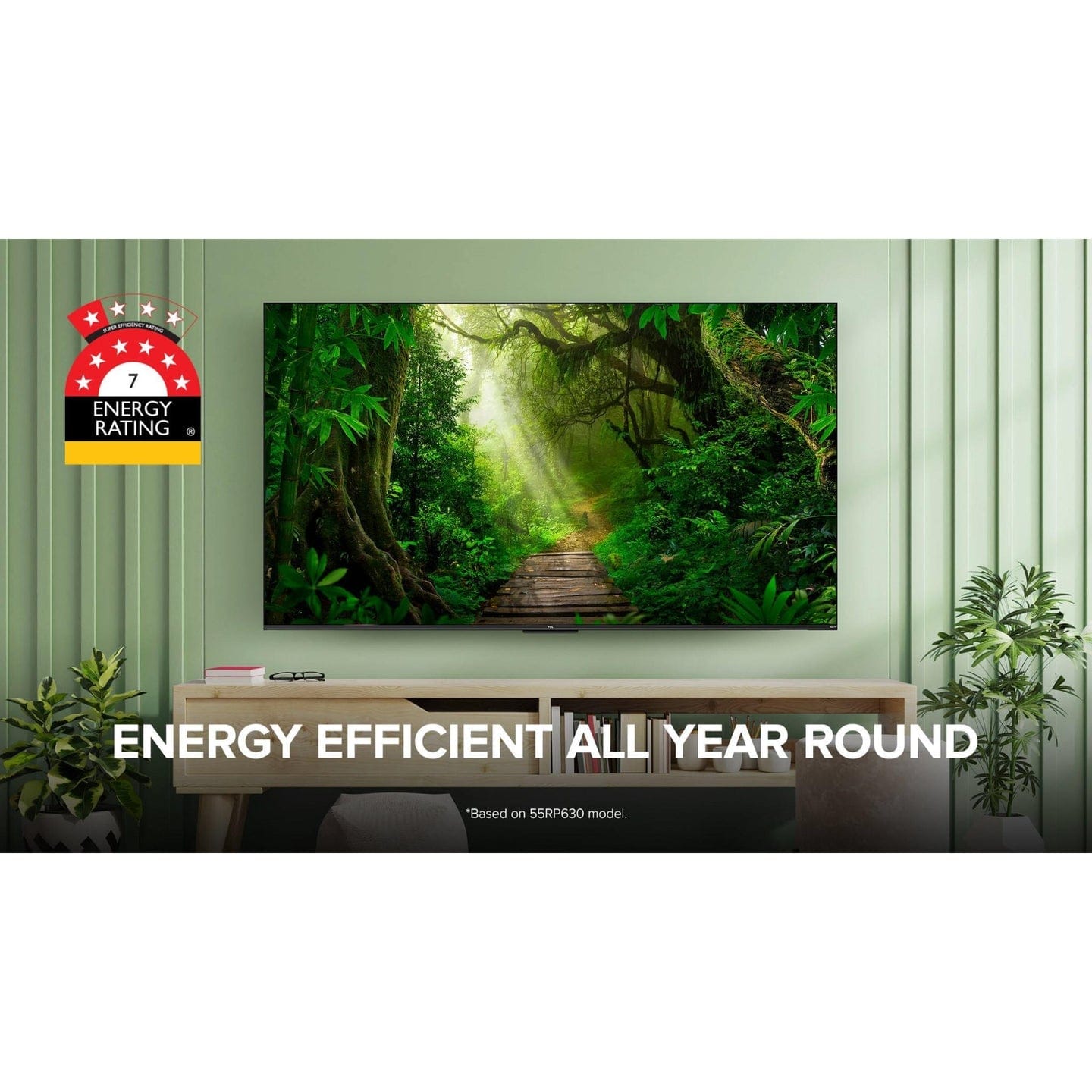TCL 55" RP630 4K Ultra HD Roku Smart TV