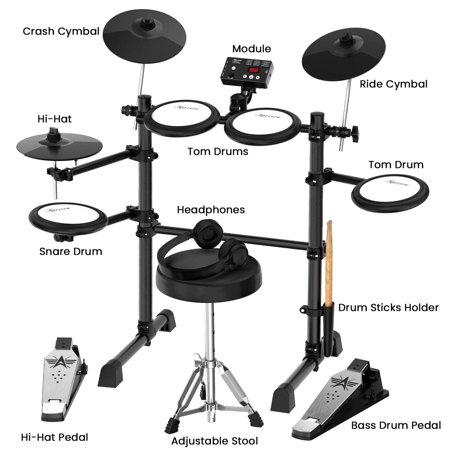 TDX-16 Electronic Drum Kit with Pedals