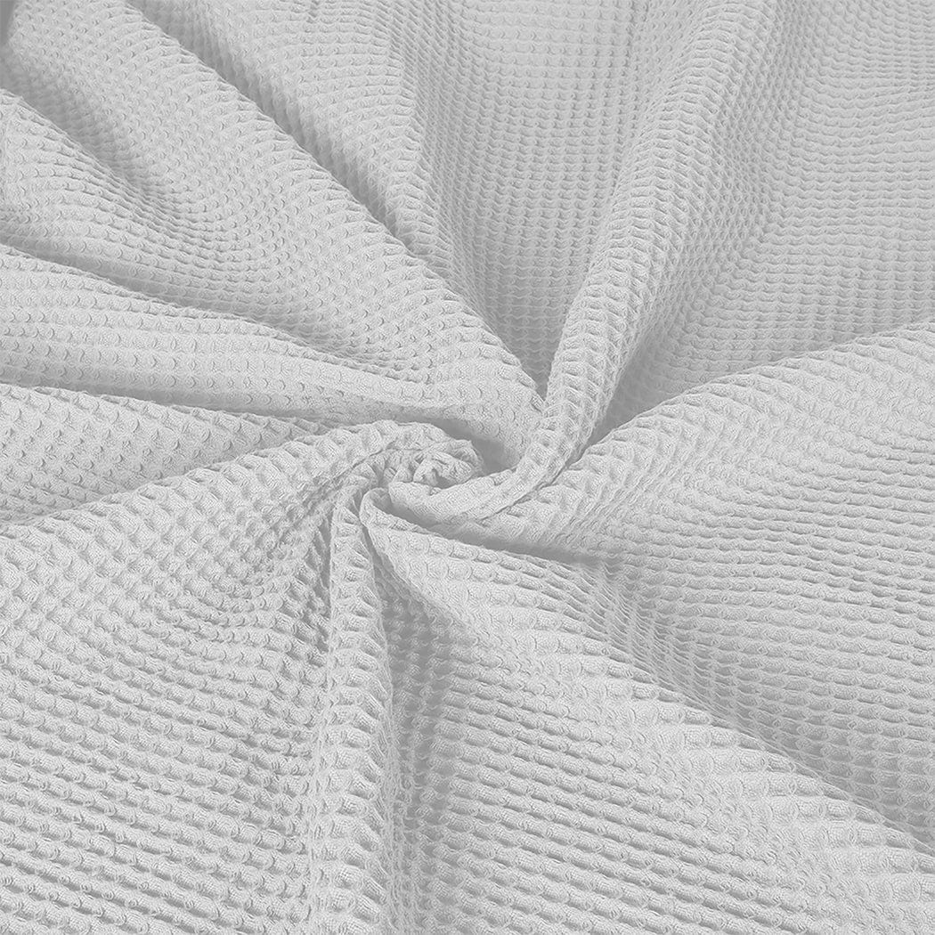 Throw Blanket Cotton Waffle Blankets Soft Warm Large Sofa Bed Rugs Double