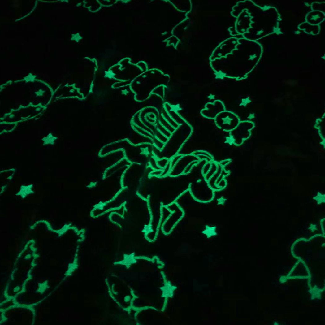 Throw Blanket Soft Warm Large Sofa Flannel Glow in the Dark Medium