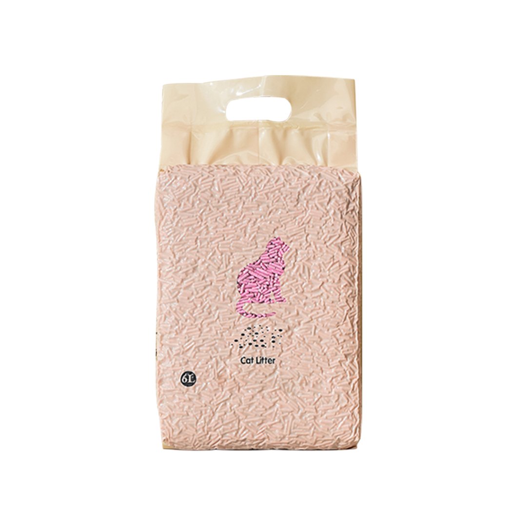 Cat Litter Tofu cat litter 6l edible crystals peach x8