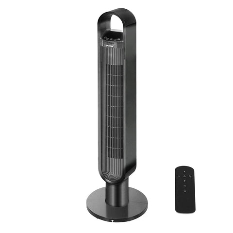 Tower Fan Portable Oscillating Remote Control LED Display Timer